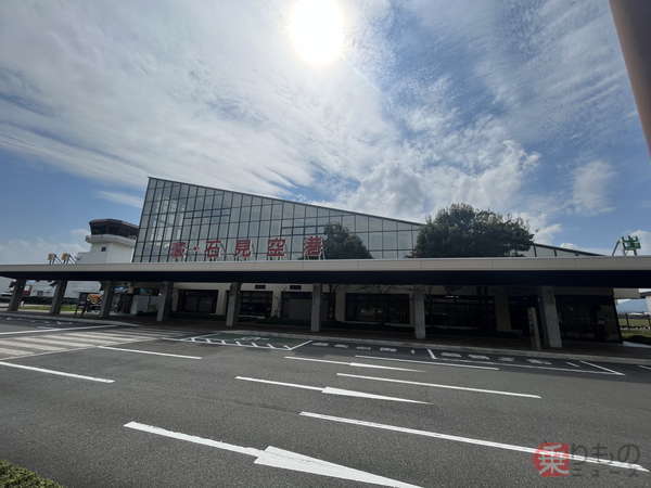 萩・石見空港（乗りものニュース編集部撮影）。