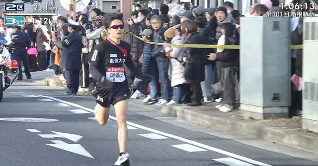 創価大・吉田響選手が2区快走