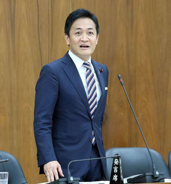 国民民主党の玉木雄一郎氏（春名中撮影）