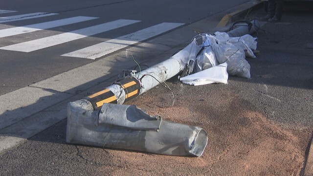 事故があった現場　丸亀市土器町東