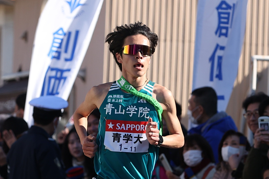 箱根駅伝4区区間賞の太田蒼生（青学大）