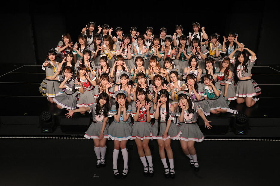 元日公演で新チームを発表したSKE48（C）2025 Zest, Inc.