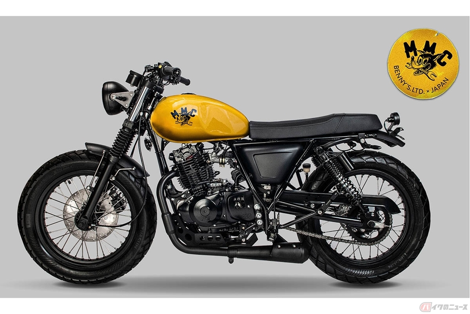 MUTT MOTORCYCLES（マットモーターサイクルズ）「GT-SR250」の特別仕様車「BENNYʼS.LTD.×JAPAN GT-SR250」