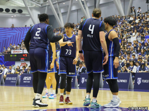 3連勝中でB2東地区2位につける福井［写真］＝B.LEAGUE