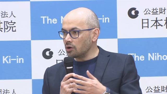 ノーベル化学賞を受賞したデミス・ハサビス氏（2024年11月、東京・千代田区の日本棋院にて）