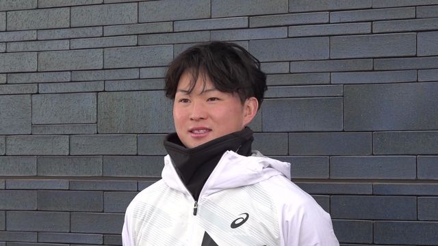 DeNAの新人合同自主トレに参加したドラフト1位の竹田祐投手