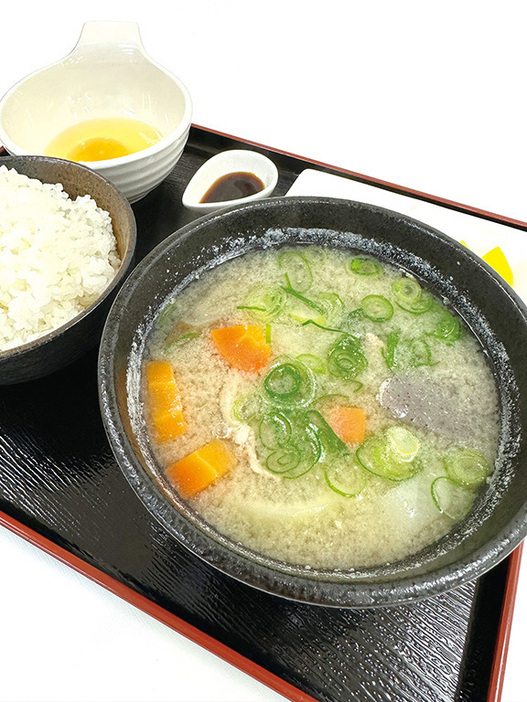 ごろごろ野菜の田舎豚汁定食