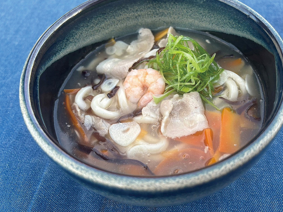 スタミナあんかけうどん