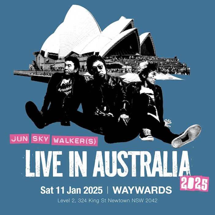 「JUN SKY WALKER(S) Live in AUSTRALIA 2025」ビジュアル