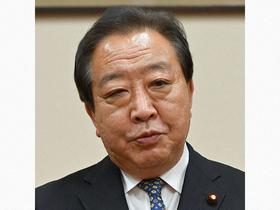 立憲民主党の野田佳彦代表