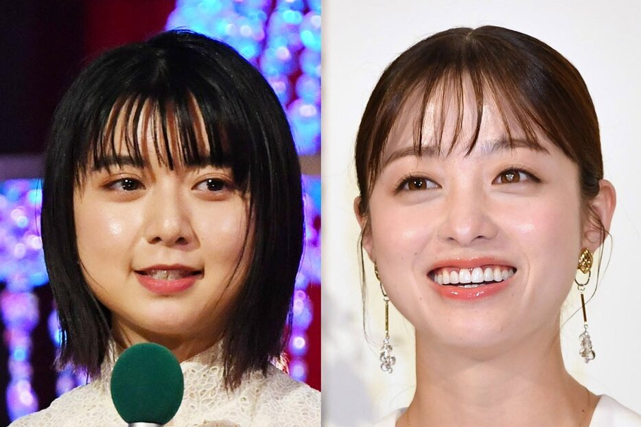 上白石萌歌(左)と橋本環奈