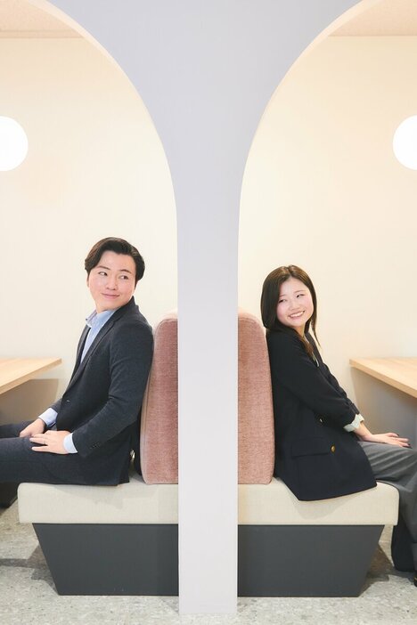 伊藤実央さん（右）、伊藤祐助さん（撮影／写真映像部・佐藤創紀）