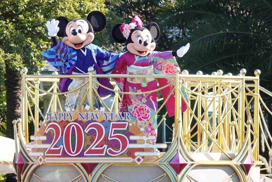 東京ディズニーリゾートでは正月のスペシャルイベントが開催【写真：ENCOUNT編集部】