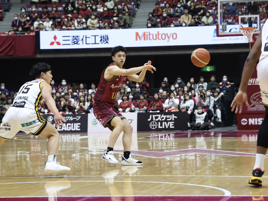 突出したパス技術はBリーグでも通用するものだ