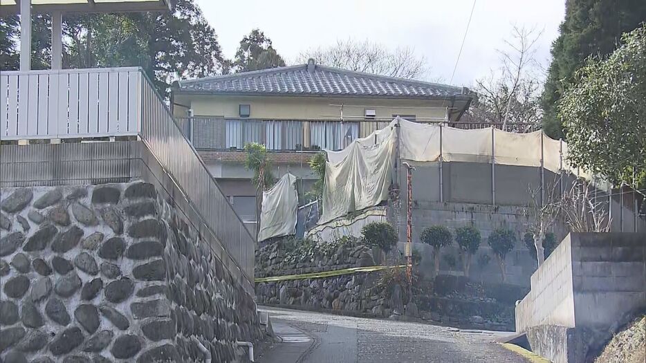 豊後大野市の事件現場