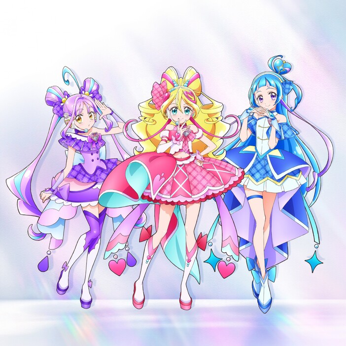 キュアキュンキュン、キュアアイドル、キュアウインク(C) ABC-A・東映アニメーション