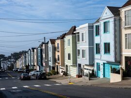 Homes in a residential neighborhood in San Francisco. Photographer: David Paul Morris/Bloomberg