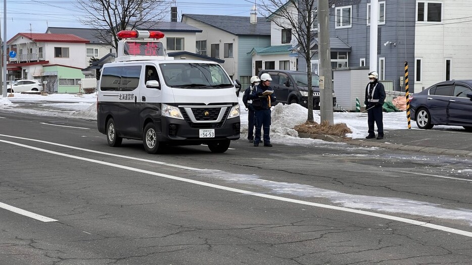 高齢女性がはねられて死亡（10日朝　北海道釧路市愛国東3丁目）