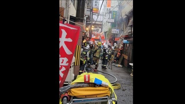 大阪・ミナミ　午後1時45分ごろ（視聴者提供）