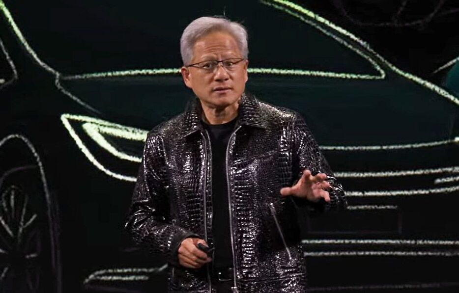 CES2025に登壇したジェンスン・ファン氏