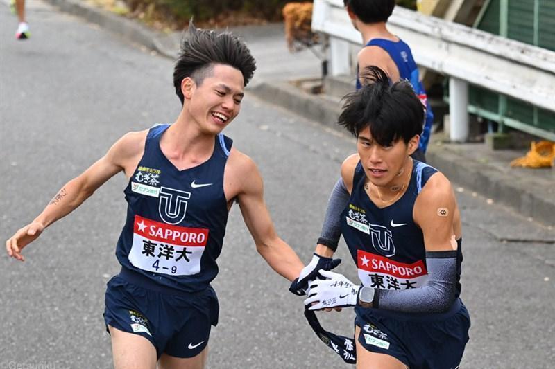 箱根駅伝で総合9位だった東洋大（9区吉田周から10区薄根大河）