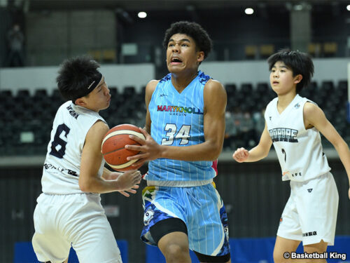 四日市メリノール学院中学校の白谷柱誠ジャック［写真］＝バスケットボールキング