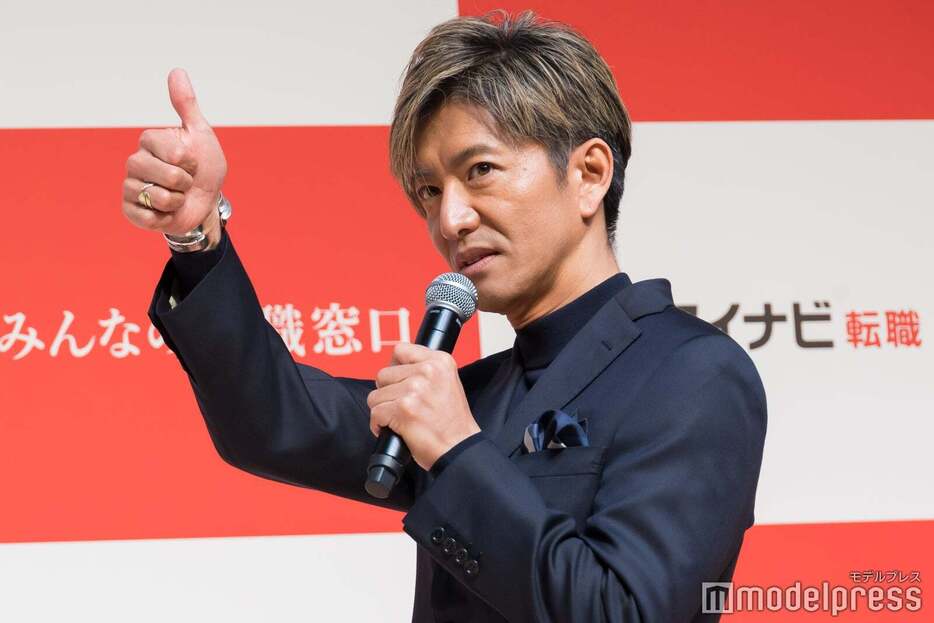 新TVCM発表会に出席した木村拓哉