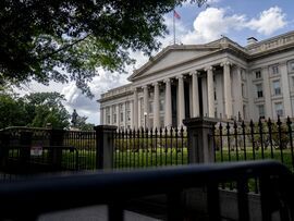 The US Treasury Department building in Washington, DC. Photographer: Stefani Reynolds/Bloomberg