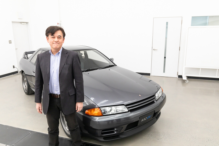 日本を代表する往年の名車「R32GT-R」をベースに、日産のEV技術を融合させた「R32EV」が、「東京オートサロン2025」で展示される。ただEVにしただけじゃないこだわりが詰まった、メーカーにしかできない珠玉の1台となっている。