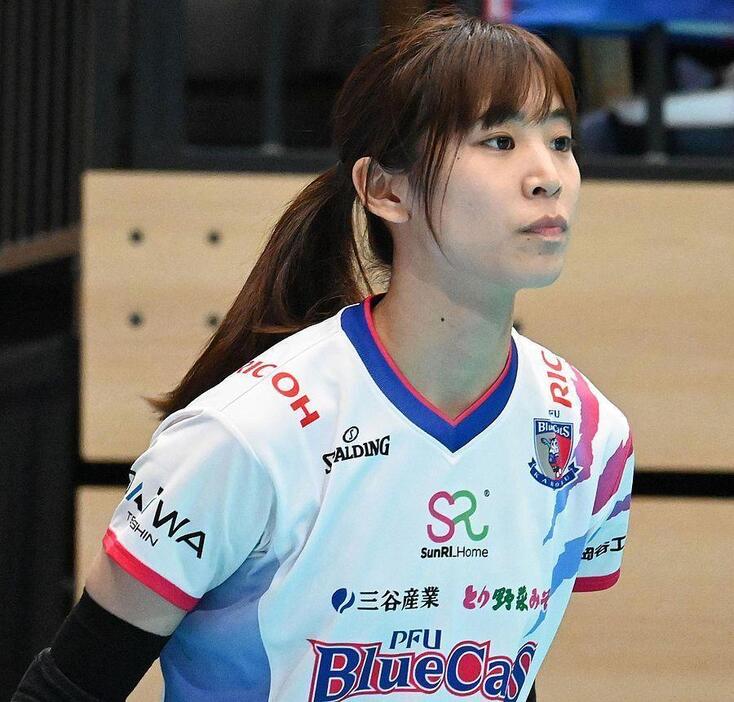 地元九州での試合に臨んだPFUブルーキャッツ石川かほくの川添美優