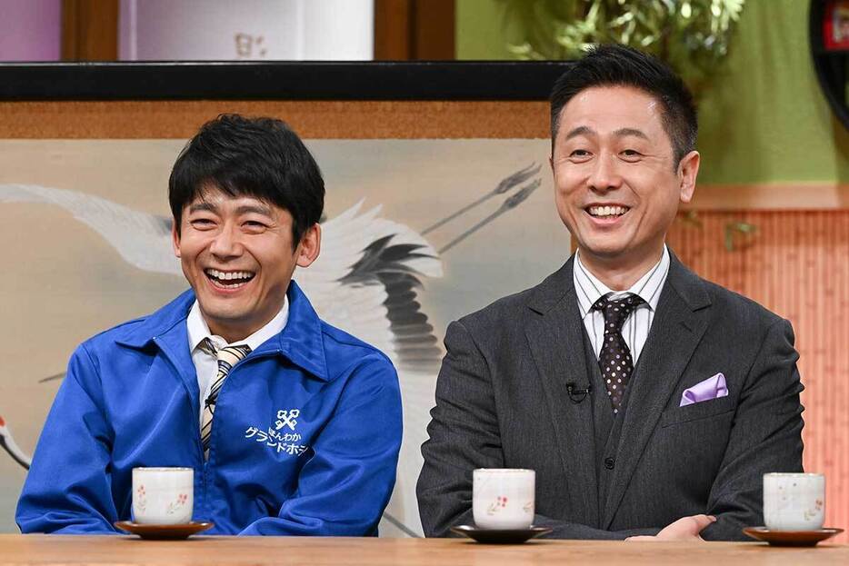 『大阪ほんわかテレビ』に出演するロザンの菅広文（左）と宇治原史規【写真：(C)読売テレビ】