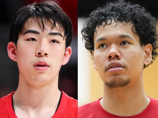 NCAAディビジョン1に所属するチームでプレーする川島悠翔（19歳）と山ノ内勇登ウィリアムズ（21歳） photograph by AFLO SPORT