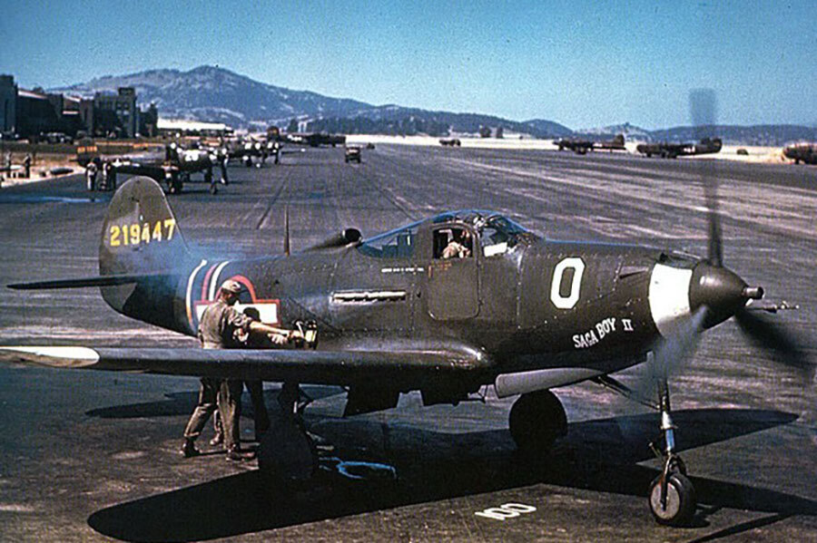 P-39「エアラコブラ」（画像：アメリカ空軍）。