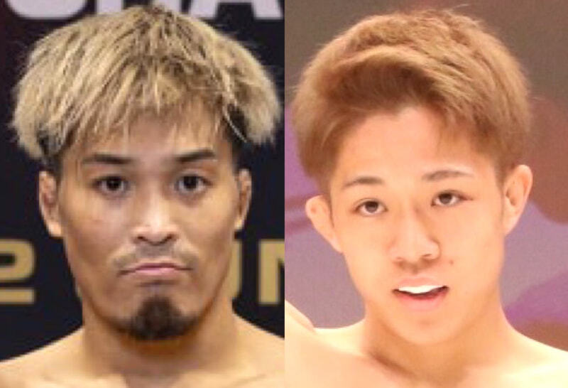 対立している元同門の太田（左、©️PFL MMA）と秋元（右）