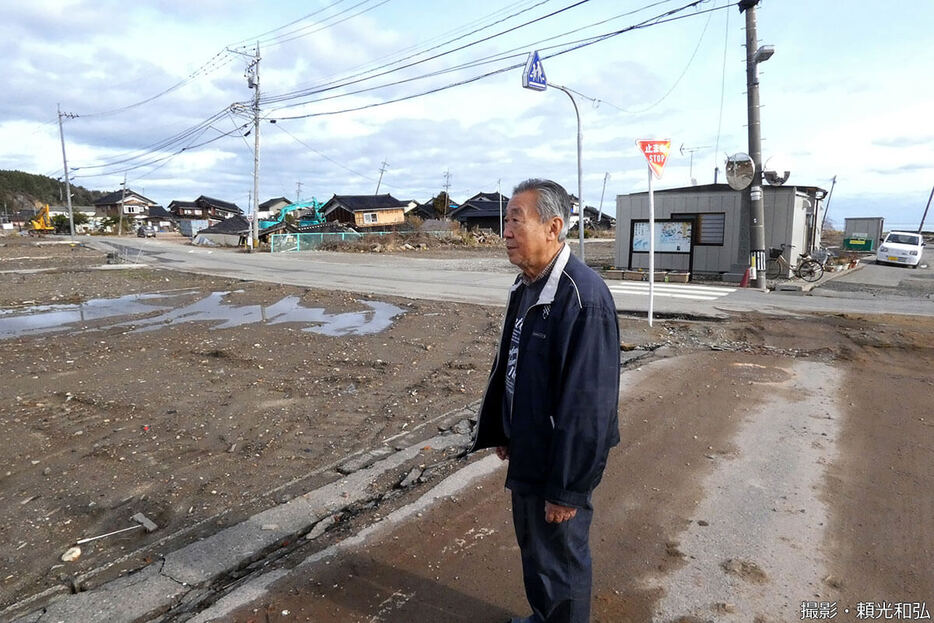 珠洲市宝立町・往還寺の松下文映住職（撮影・頼光和弘）