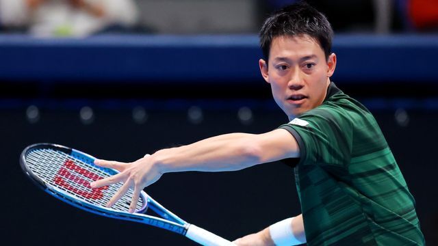 テニスの錦織圭選手(写真：西村尚己/アフロスポーツ)