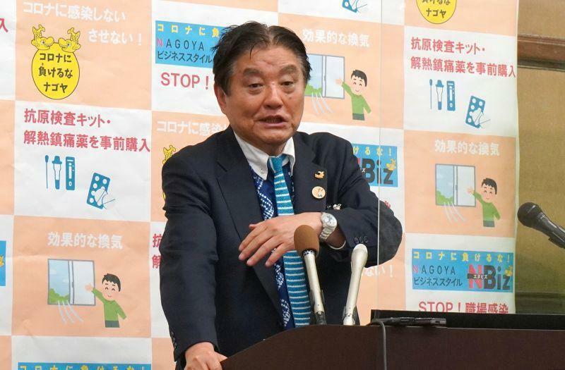 ［写真］名古屋市の河村たかし市長＝30日午前、名古屋市役所で