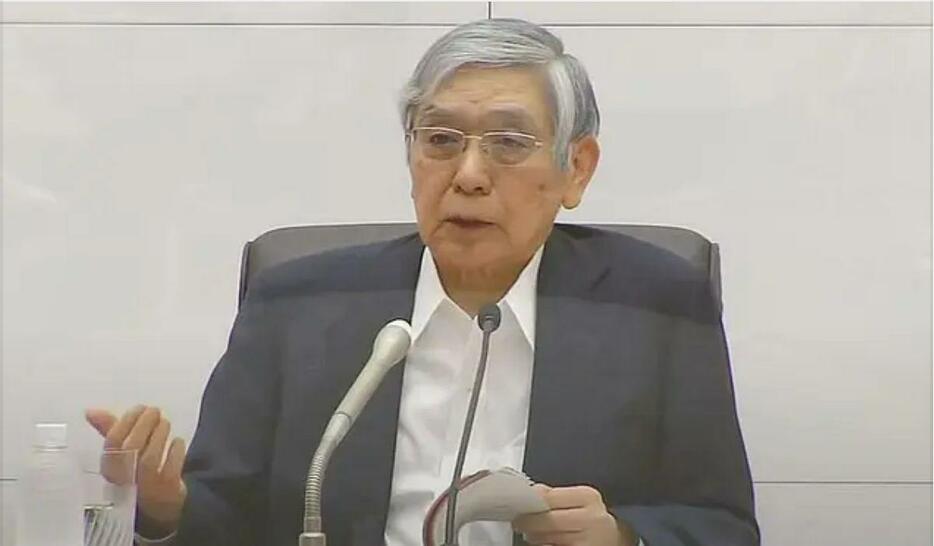 ［写真］日本銀行の黒田東彦総裁
