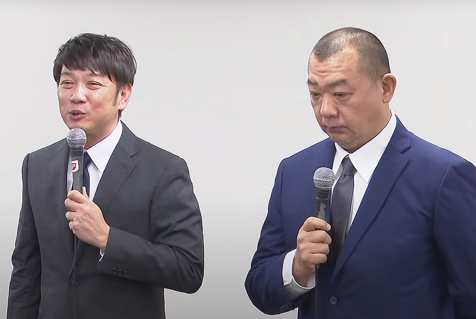 相方の木下さん（右）も登壇