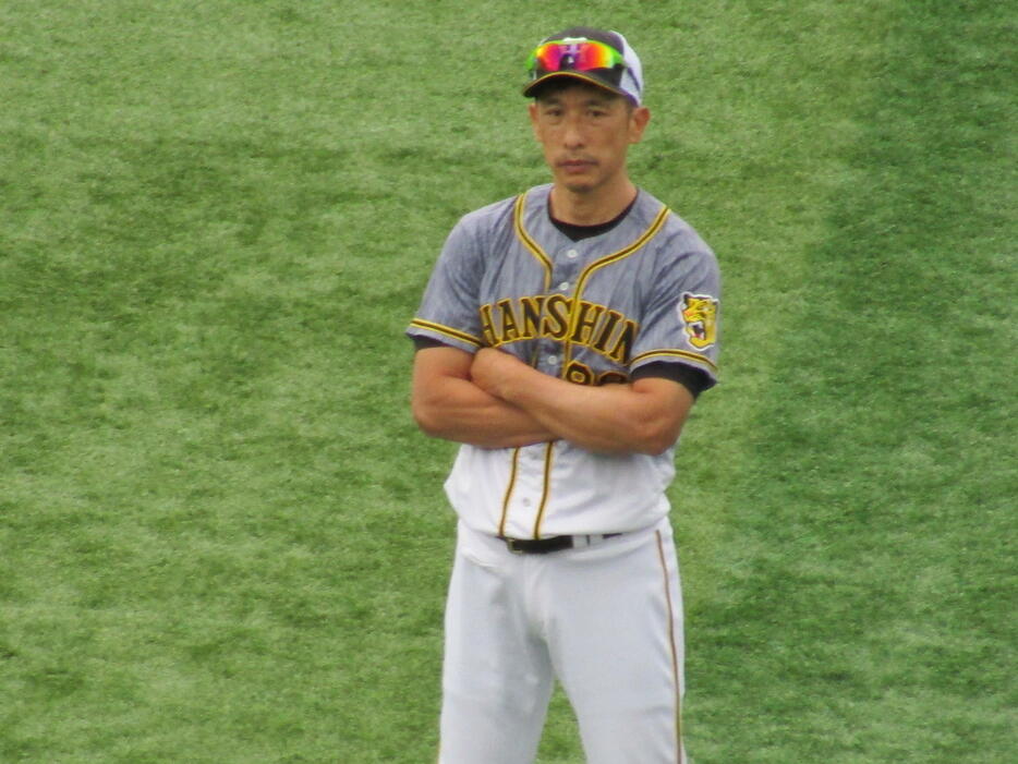 開幕4連覇を喫した阪神の矢野監督は2試合連続で救援失敗のケラーを外して湯浅をクローザーに指名する緊急配置転換を明かした（資料写真）