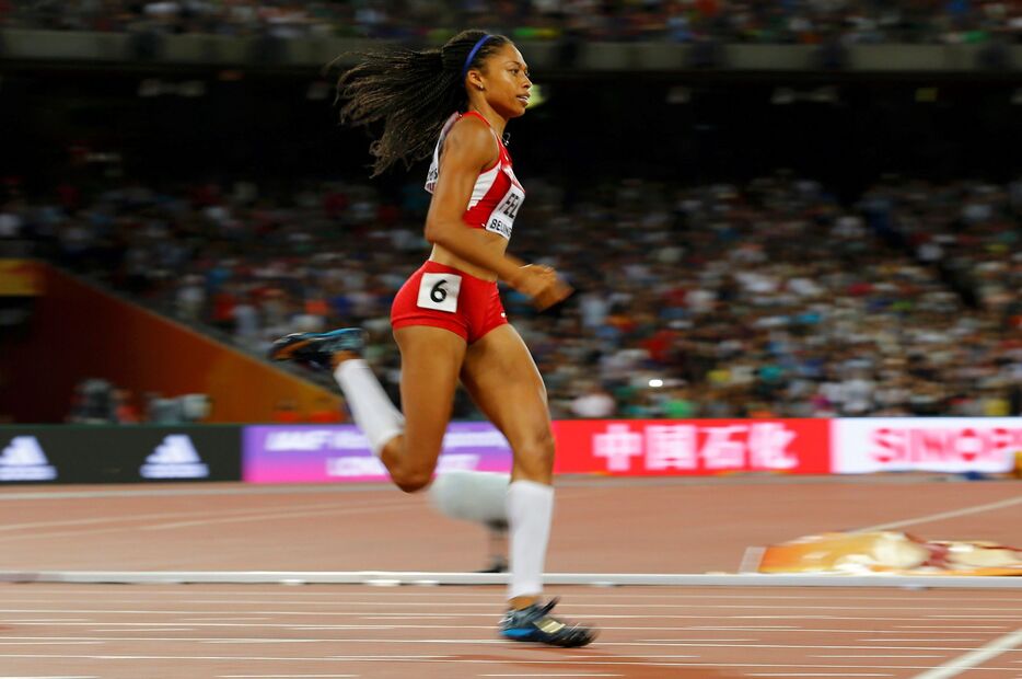 写真特集 アリソン フェリックスが世界陸上女子400mで圧勝 大会通算9個目の金メダル Yahoo ニュース Yahoo ニュース