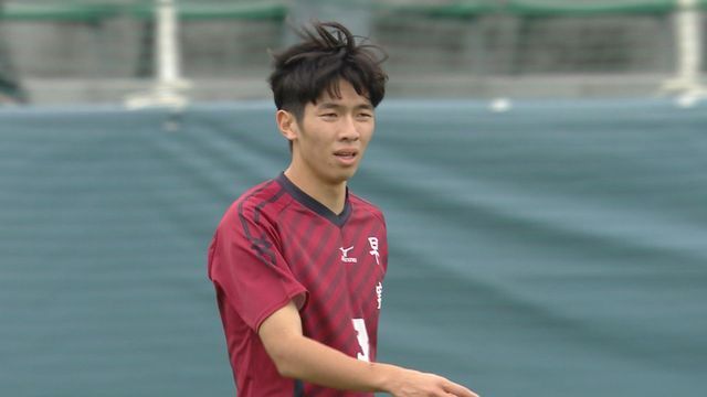 無失点に貢献したDFリーダー若杉泰希選手