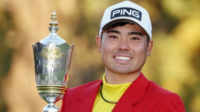 大会史上最年少で優勝した蟬川泰果選手（写真:時事）