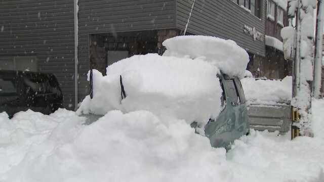 2023年12月　石川県で顕著な大雪となった。