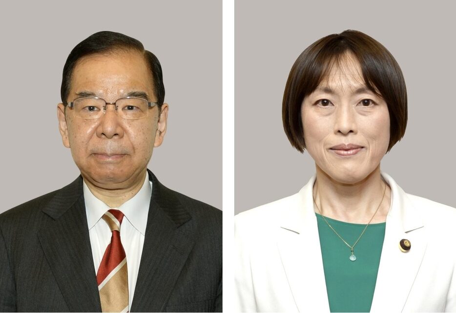 共産党の志位和夫委員長、田村智子政策委員長