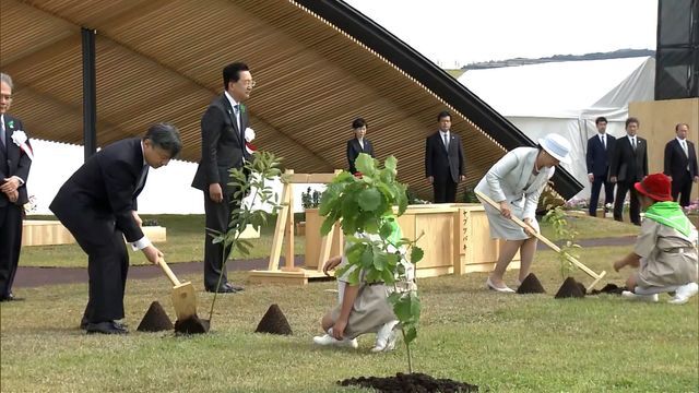 6月4日 岩手・陸前高田市「全国植樹祭」