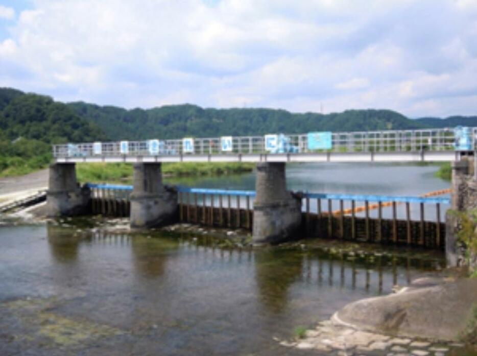 羽村取水堰（東京都発表資料より）