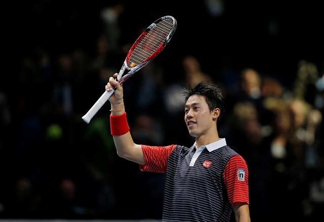 錦織が勝利＝11月13日（Action Images/アフロ）