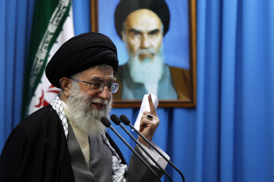 19位＝イランの最高指導者ハメネイ師（khamenei.ir/ロイター/アフロ）