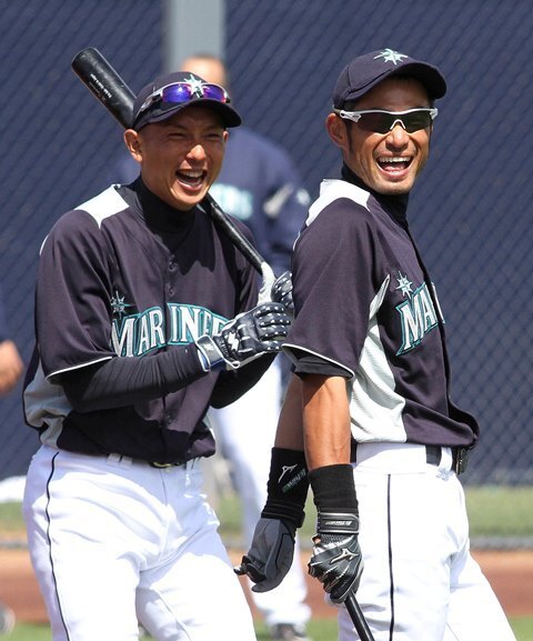 川崎宗則 MLB オープン戦＝2012年3月18日（ロイター/アフロ）